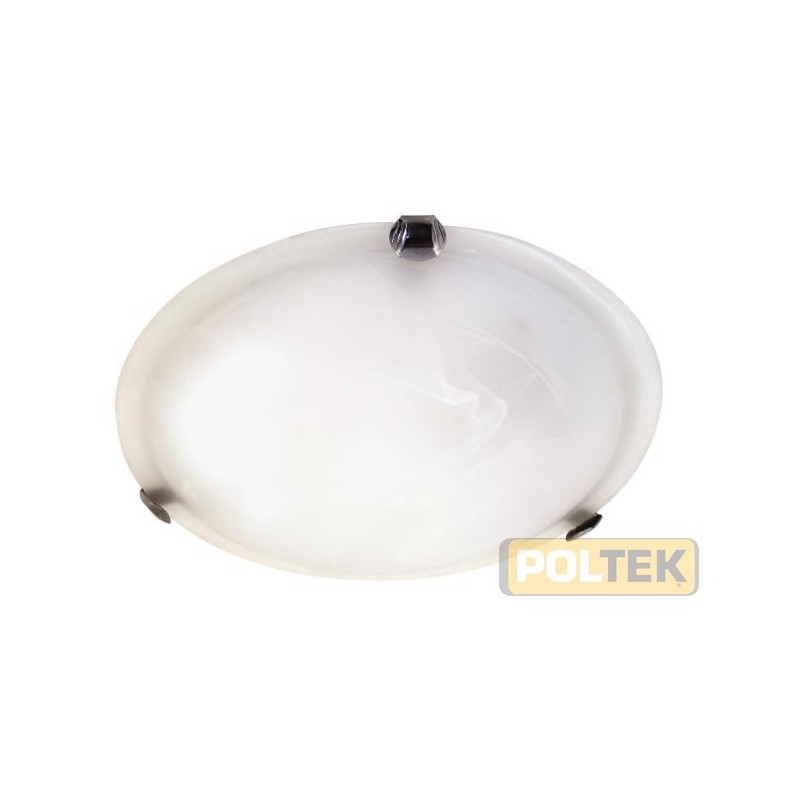 VELAMP PLAFONIERA TONDA CON DIFFUSORE ALABASTRO E27 d. cm 30