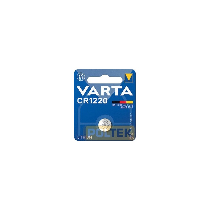 VARTA BATTERIA BUTTON LITHIUM CR1220 3V