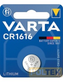 VARTA BATTERIA BUTTON LITHIUM CR1616 3V