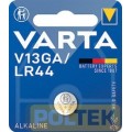 VARTA BATTERIA BUTTON ALKALINA A76 V13GA LR44 1,5V
