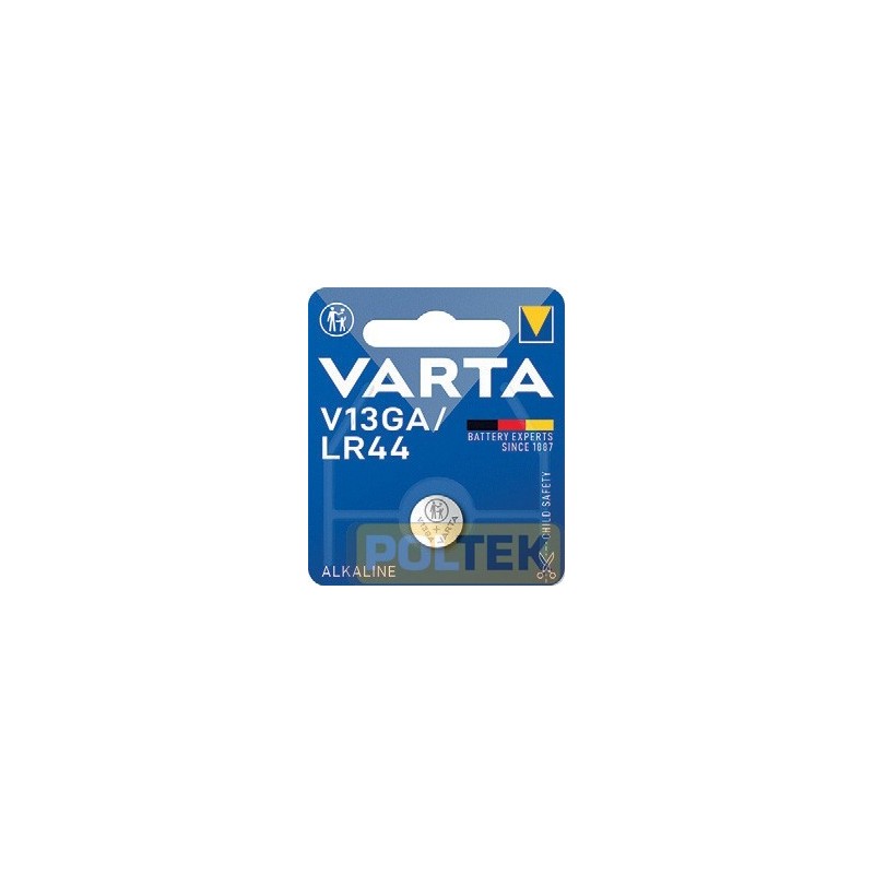 VARTA BATTERIA BUTTON ALKALINA A76 V13GA LR44 1,5V