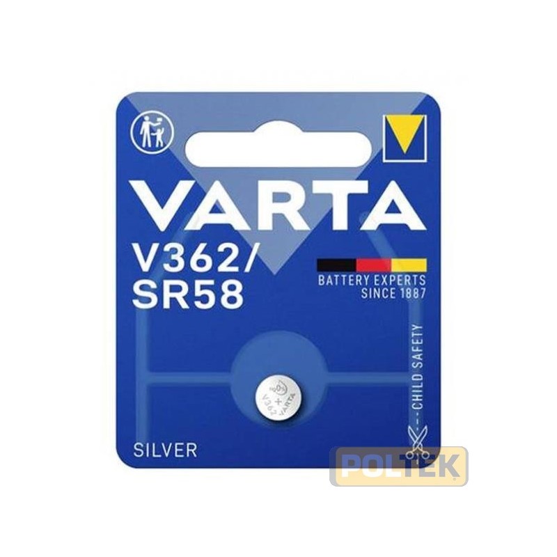 VARTA BATTERIA BUTTON OSS. ARGENTO V362