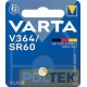 VARTA BATTERIA BUTTON OSS. ARGENTO V364 SR60