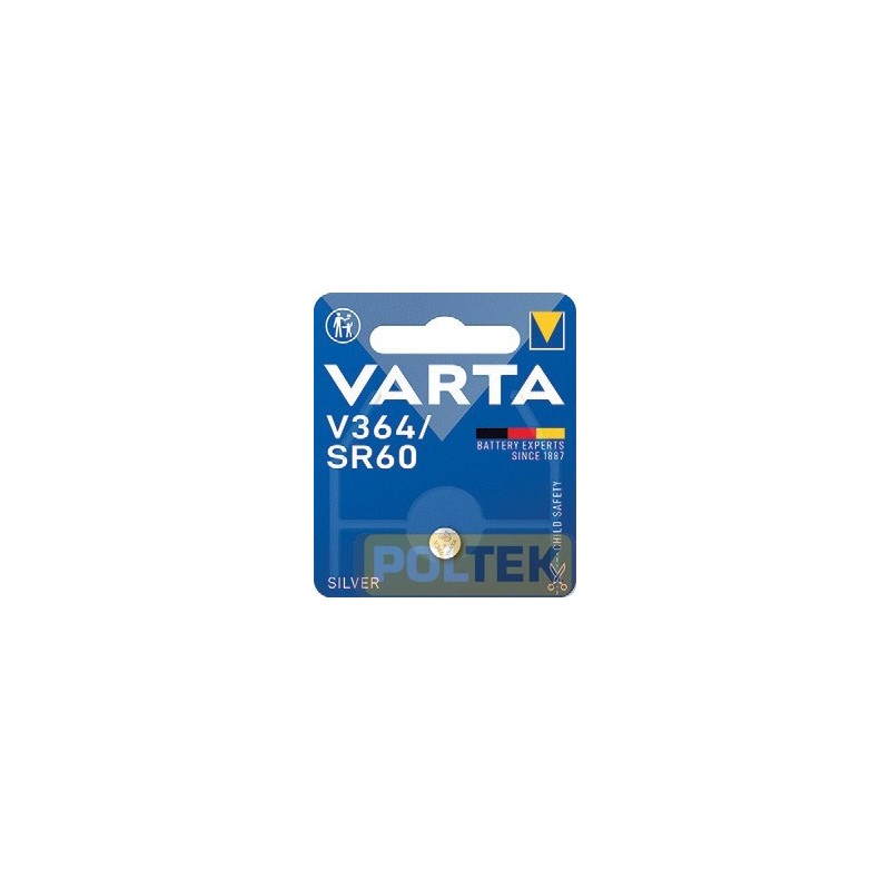 VARTA BATTERIA BUTTON OSS. ARGENTO V364 SR60