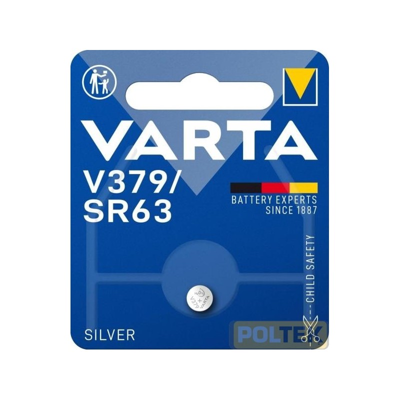 VARTA BATTERIA BUTTON OSS. ARGENTO V379