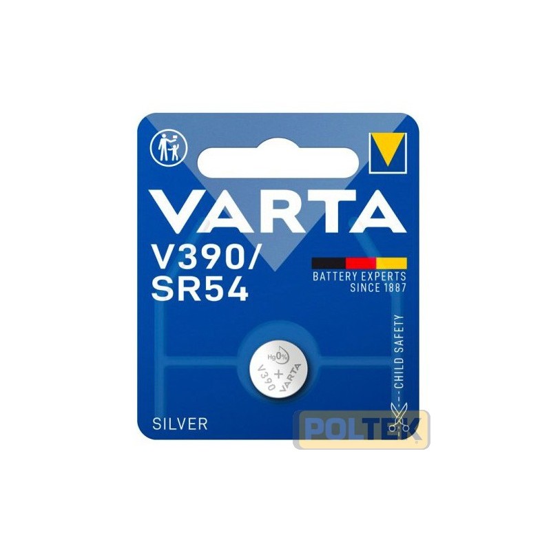 VARTA BATTERIA BUTTON OSS. ARGENTO V390