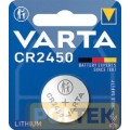 VARTA BATTERIA BUTTON LITHIUM CR2450 3V