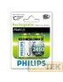 BATTERIA PHILIPS RICARIC. 1/2 TORCIA C 2450mAh (bl. pz.2)