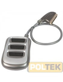 PRESA MULTIPLA SCART A 3 USCITE C/CAVO 1m