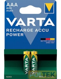 VARTA BATTERIA RICARICABILE MINISTILO AAA 800mAh (bl. pz.2)