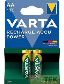 VARTA BATTERIA RICARICABILE STILO AA 2100mAh (bl. pz.2)