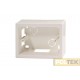 SCATOLA DA PARETE 3 POSTI BIANCO IP40 mm 120x83x45