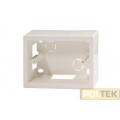 SCATOLA DA PARETE 3 POSTI BIANCO IP40 mm 120x83x45