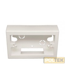 SCATOLA DA PARETE 4 POSTI BIANCO IP40 mm 145x90x48