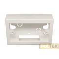SCATOLA DA PARETE 4 POSTI BIANCO IP40 mm 145x90x48