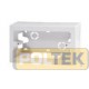 SCATOLA DA PARETE 4 POSTI BIANCO IP40 mm 145x90x48