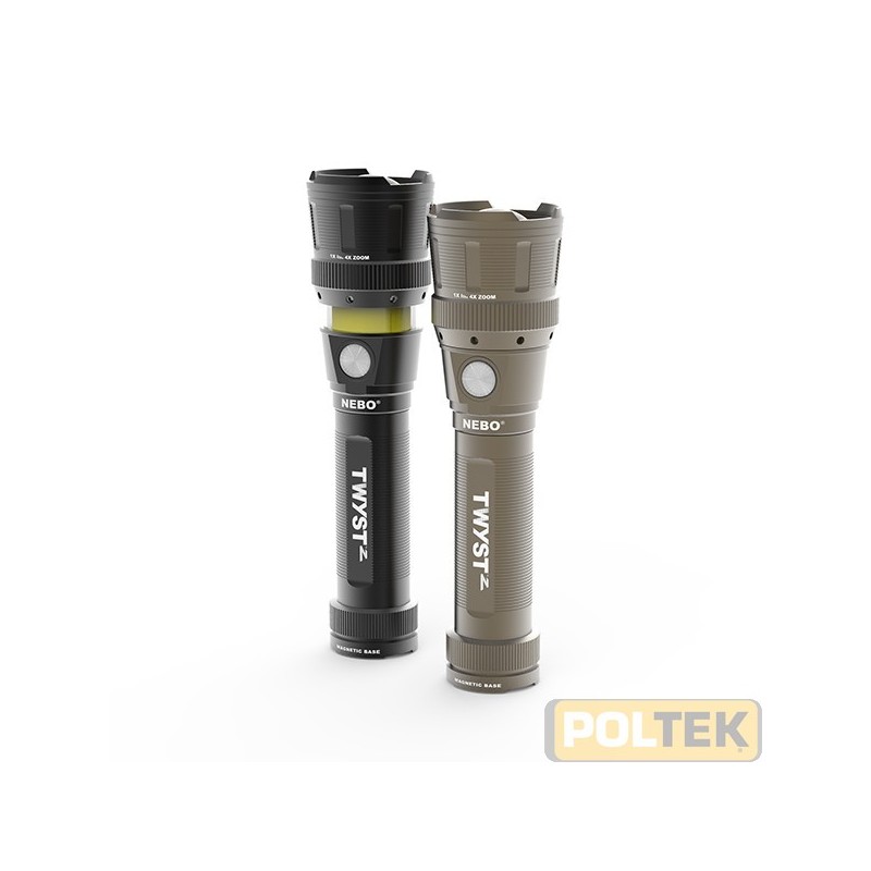 Alta potenza LED sulla luce lavoro, lanterna e torcia frontale. Uno Zoom regolabile 4x e una potente base magnetica per fissarla