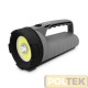 Spot light 8W 500 lms/300 Lms, fino a 5 ore di luce, ricaricabile con batterie al Litio da 3,7V 2Ah e porta USB funzine Powe