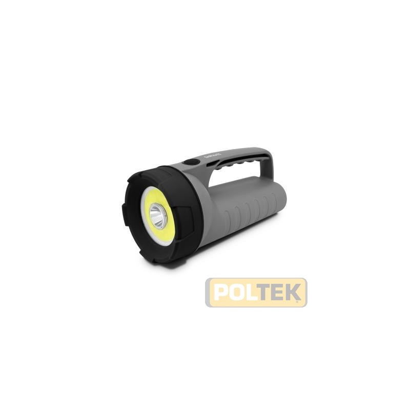 Spot light 8W 500 lms/300 Lms, fino a 5 ore di luce, ricaricabile con batterie al Litio da 3,7V 2Ah e porta USB funzine Powe