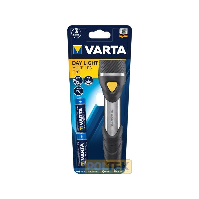 VARTA TORCIA LED DAY LIGHT F20 2AA