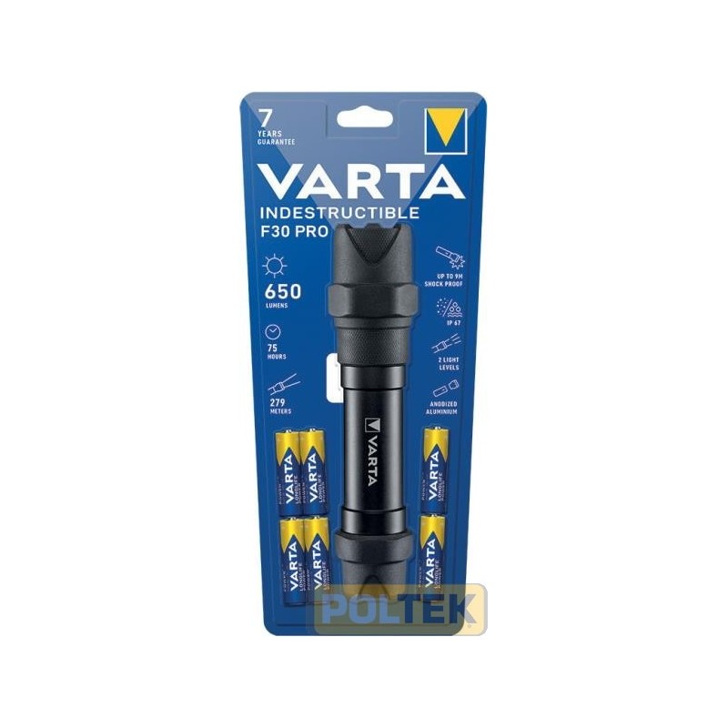VARTA TORCIA INDESTRUCTIBLE F30 PRO