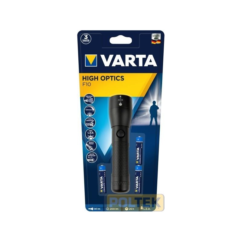 VARTA TORCIA 3W LED HIGH OPTICS LIGHT 3AAA