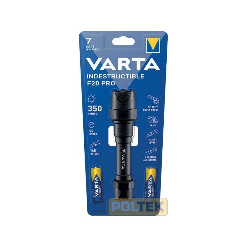 VARTA TORCIA 3W LED HIGH OPTICS LIGHT 2AA
