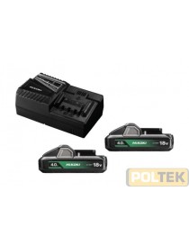 HIKOKI KIT ALIMENTAZIONE 18V 4Ah ENERGY PACK