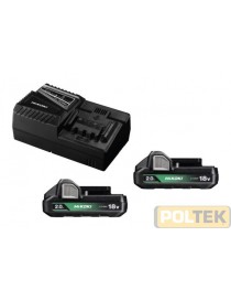 HIKOKI KIT ALIMENTAZIONE 18V 2Ah EASY PACK