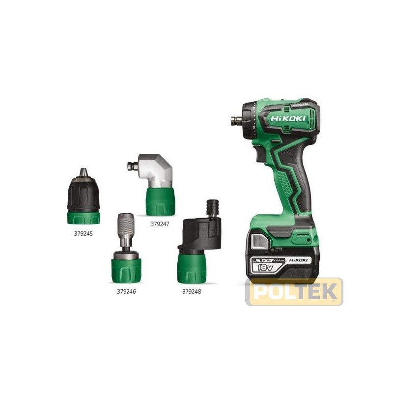 HIKOKI TRAPANO AVVITATORE DS18DDQ 18V INTERCAMBIABILE 2b