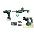 HIKOKI KIT COMBO KC12SKB (DV12DD+ DH12DD + CR12DA)