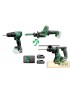 HIKOKI KIT COMBO KC12SKB (DV12DD+ DH12DD + CR12DA)