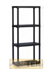 SCAFFALE POLIPROPILENE cm l.60 x p.30 x h.133 4 RIPIANI