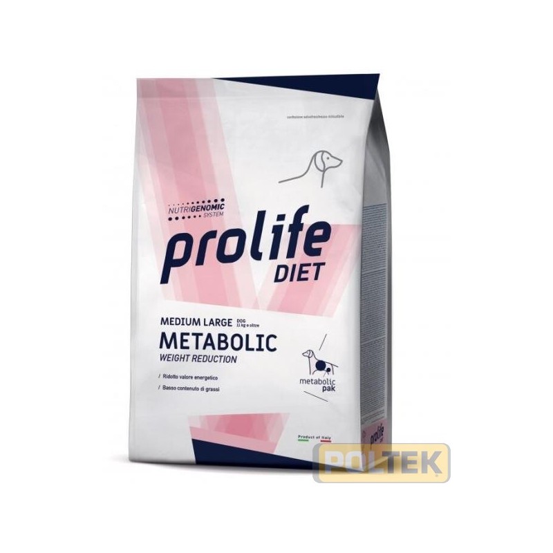 PROLIFE DOG DIET M/LARGE METABOLIC 2 KG