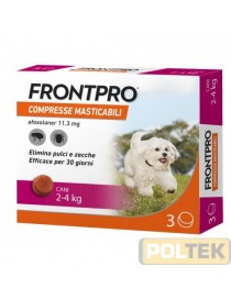 FRONTPRO COMPRESSE MASTICABILI CANI 2-4 kg 3 compresse