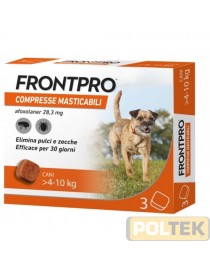 FRONTPRO COMPRESSE MASTICABILI CANI >4-10 kg 3 compresse