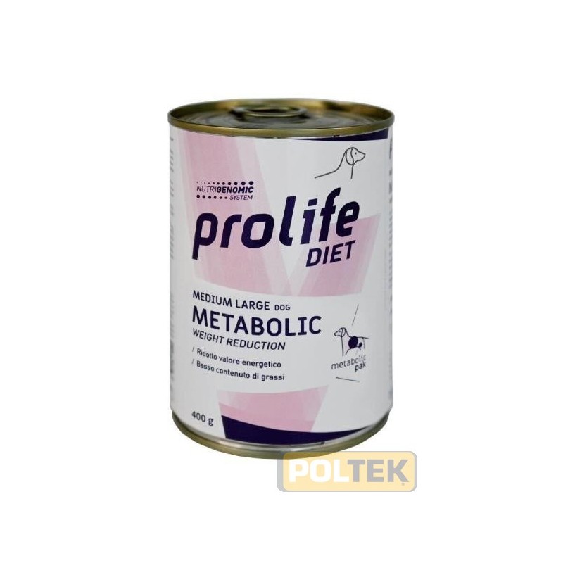 PROLIFE DOG WET LATTINA 400 gr DIET METABOLIC
