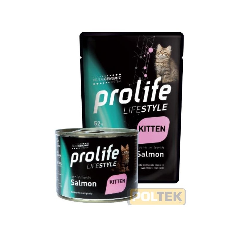 PROLIFE GATTO BUSTA 85g LIFE STYLE KITTEN SALMONE