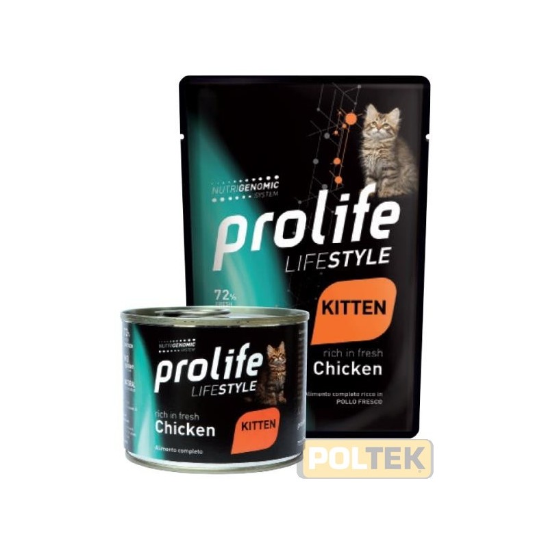 PROLIFE GATTO BUSTA 85g LIFE STYLE KITTEN POLLO