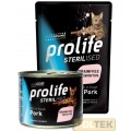 PROLIFE GATTO BUSTA 85g STERILISED GRAIN FREE MAIALE, PATATE