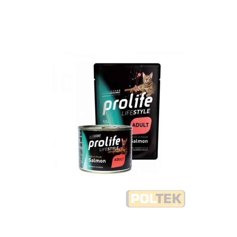 PROLIFE GATTO BUSTA 85g LIFE STYLE ADULT SALMONE