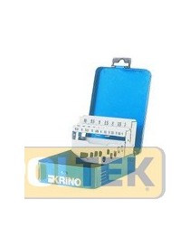 KRINO ASTUCCIO METALLO PER PUNTE DA 19 FORI