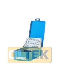 KRINO ASTUCCIO METALLO PER PUNTE DA 25 FORI