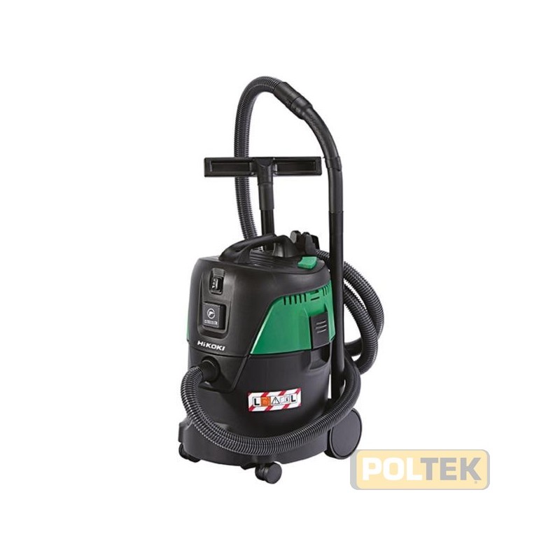 Aspiratore universale dal contenitore in materiale plastico da 25 l di capacità. Robusto, compatto e leggero, con un motore da 