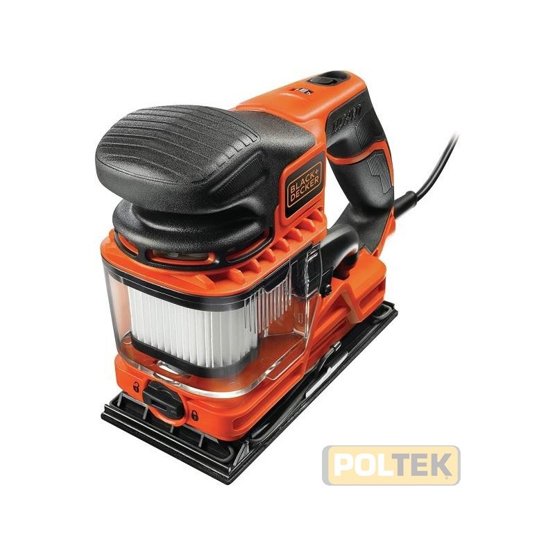 La prima levigatrice al mondo* da 1/3 foglio con un doppio sistema di ventilazione per la raccolta della polvere, per una leviga