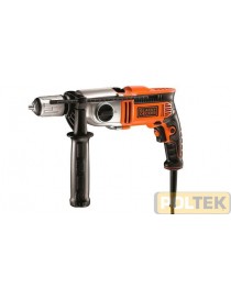 BLACK&DECKER TRAPANO PERCUSSIONE KR911K 910W 2 VEL.