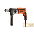 BLACK&DECKER TRAPANO PERCUSSIONE KR911K 910W 2 VEL.