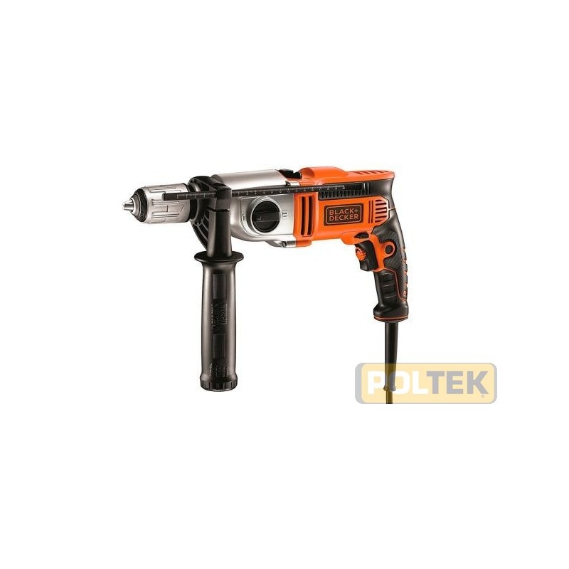 BLACK&DECKER TRAPANO PERCUSSIONE KR911K 910W 2 VEL.