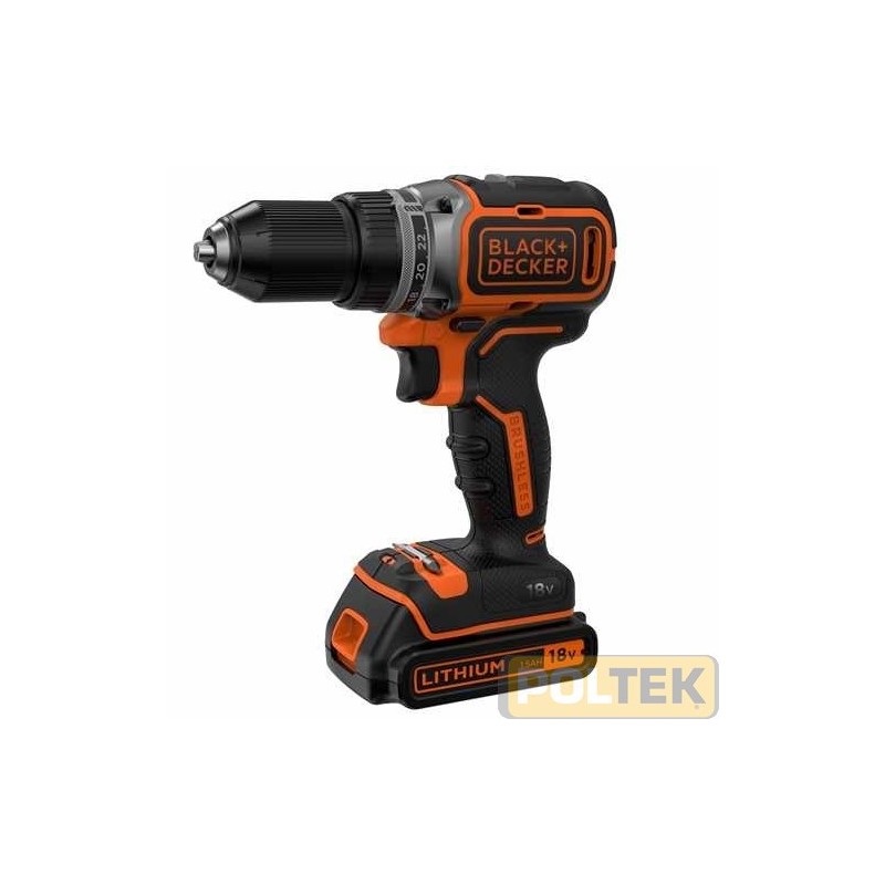 BLACK&DECKER TRAPANO PERCUSS. BDCHD18K-QW 18V