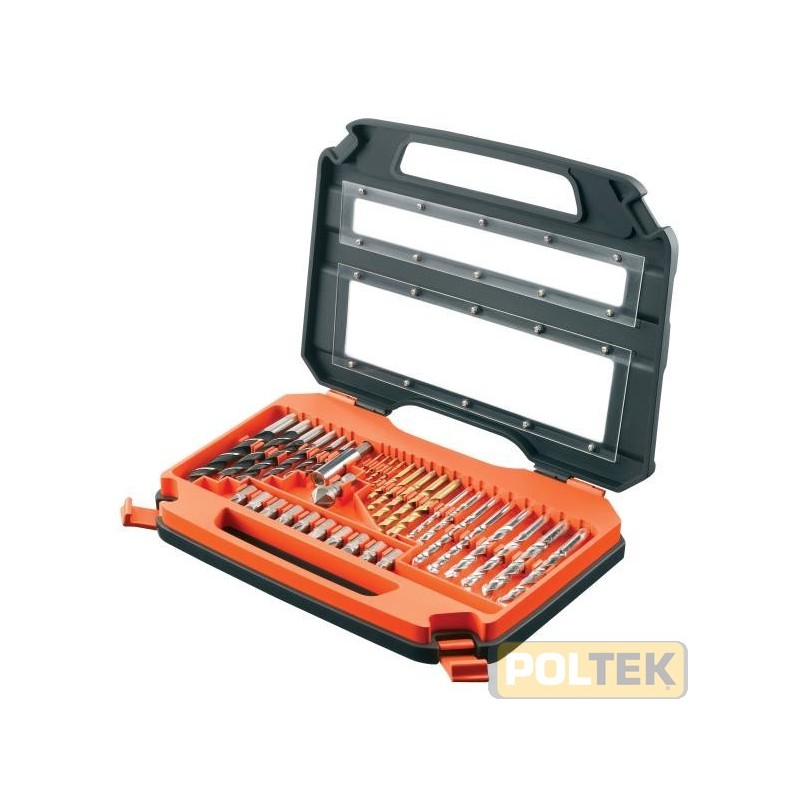 BLACK&DECKER VALIGETTA SET FORARE E AVVITARE pz.35